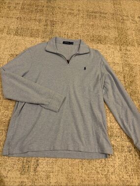 Polo by Ralph Lauren Sky Blue Half-Zip Pullover